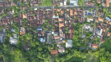 Bali şehrinüst görünümü