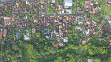 Bali şehrinüst görünümü