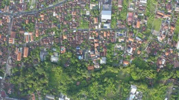 Κορυφαία Θέα Της Πόλης Στο Μπαλί — Αρχείο Βίντεο