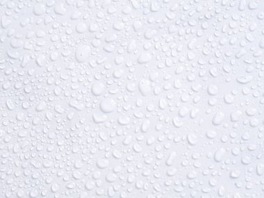 Beyaz mermer su damlaları arkaplan, doku, üst görünüm, telif alanı, tasarım için alan.