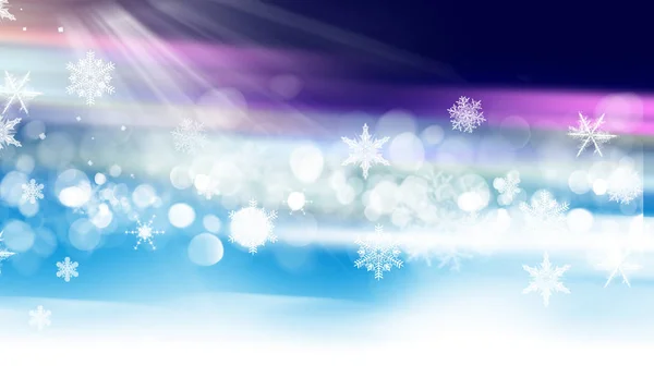 Зимний красивый иллюстрационный шаблон для фона со снегом — стоковое фото