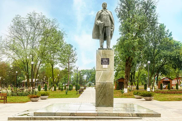 Monument Över Lenin Staden Abinsk Krasnodar Territorium Vladimir Iljitj Lenin — Stockfoto