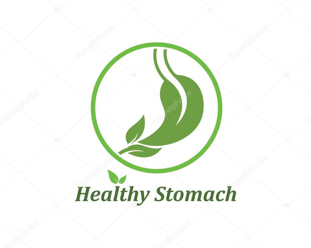 Stomach vector illustration design template
