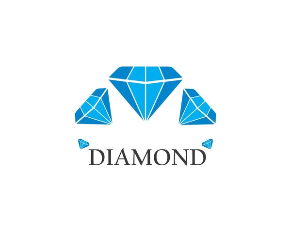 Значок вектора логотипа Diamond — стоковый вектор