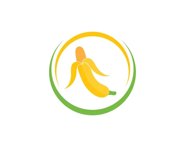 Vetor do logotipo da banana — Vetor de Stock