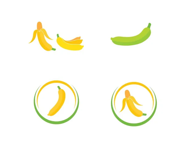 Vetor do logotipo da banana — Vetor de Stock