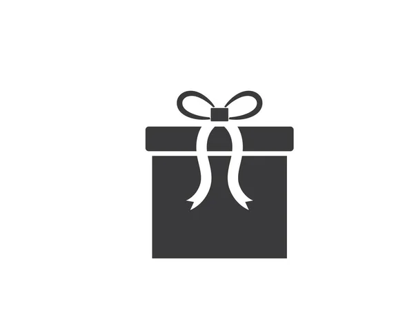 Vector de caja de regalo logo — Vector de stock