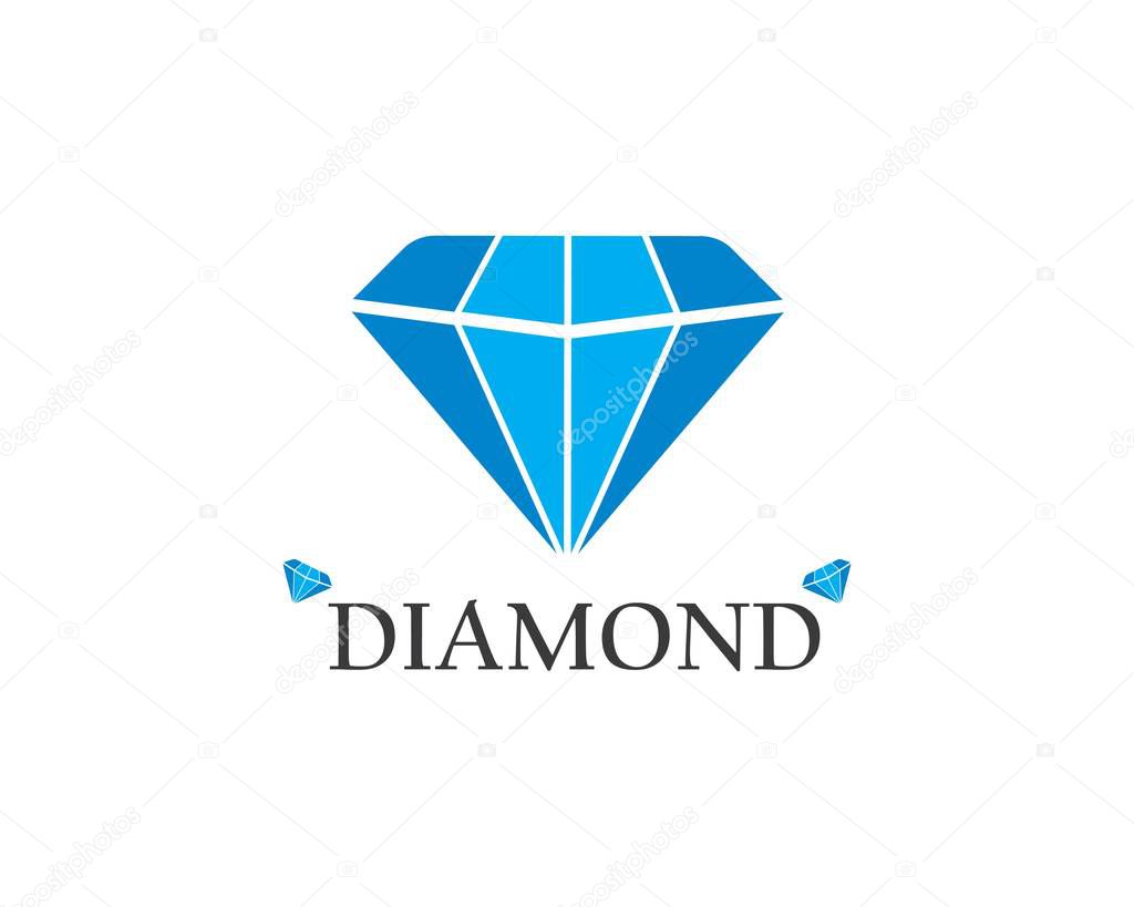Diamond logo vector illustration design template
