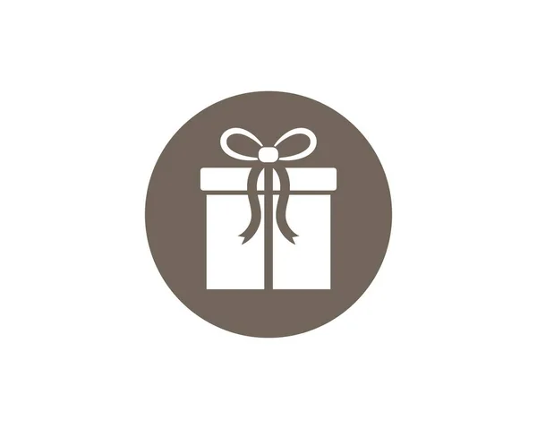 Vector de caja de regalo logo — Vector de stock