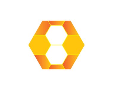 bal Arı Logo Şablon vektör simgesi illüstrasyon