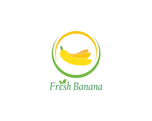 Logotipo da banana vecto — Vetor de Stock