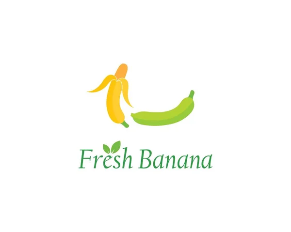 Logotipo da banana vecto — Vetor de Stock