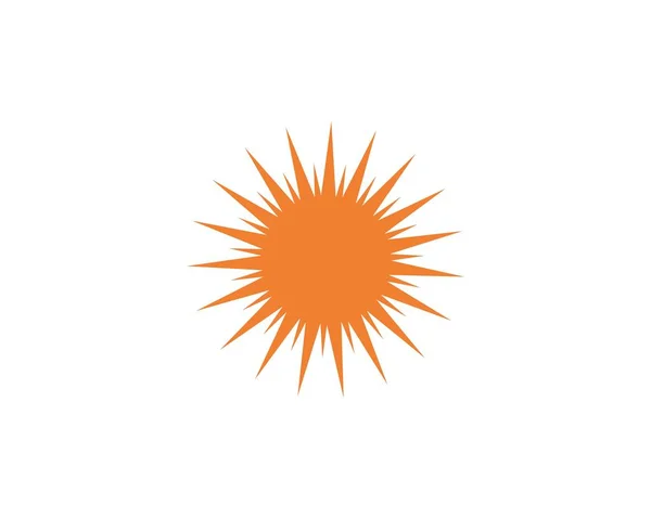 Векторная иконка логотипа солнца — стоковый вектор