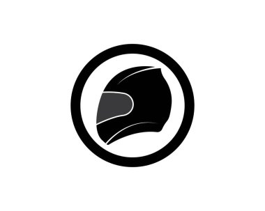 kask vektör simgesi logo illüstrasyon 