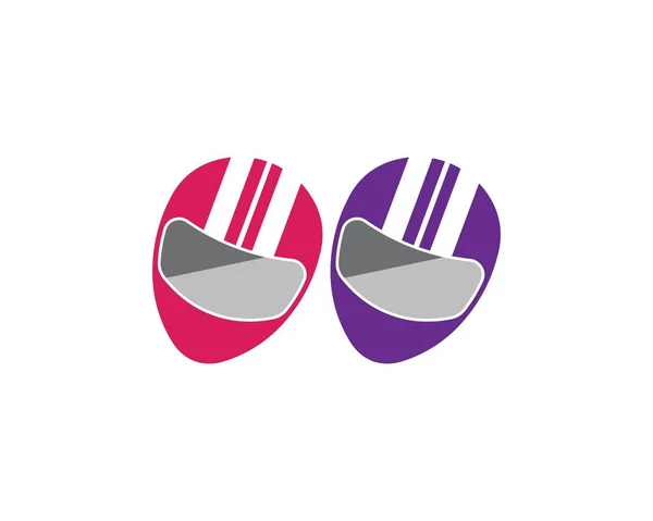 Illustration de logo d'icône de vecteur de casque — Image vectorielle
