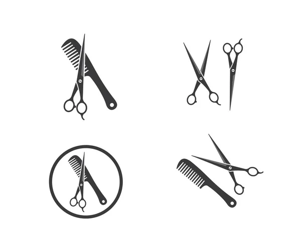 Scissor icon logo vector illustration Vector Graphics