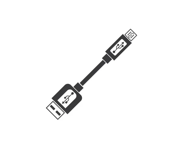 Usb pictogram vector illustratie — Stockvector