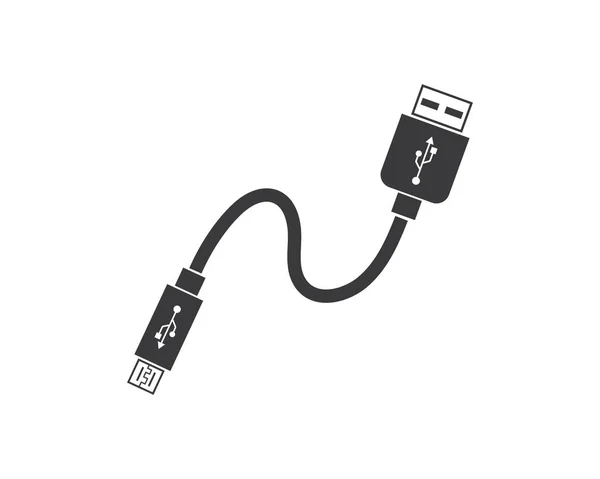 Usb icono vector ilustración — Archivo Imágenes Vectoriales