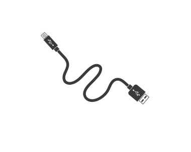 usb simge vektör illüstrasyonu