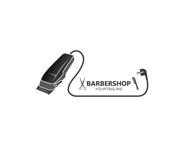 Clippers icin vector  for barber business illustration — Stock Vector