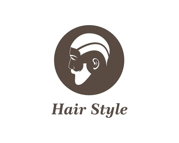 Design de ilustração de vetor de estilo de cabelo — Vetor de Stock