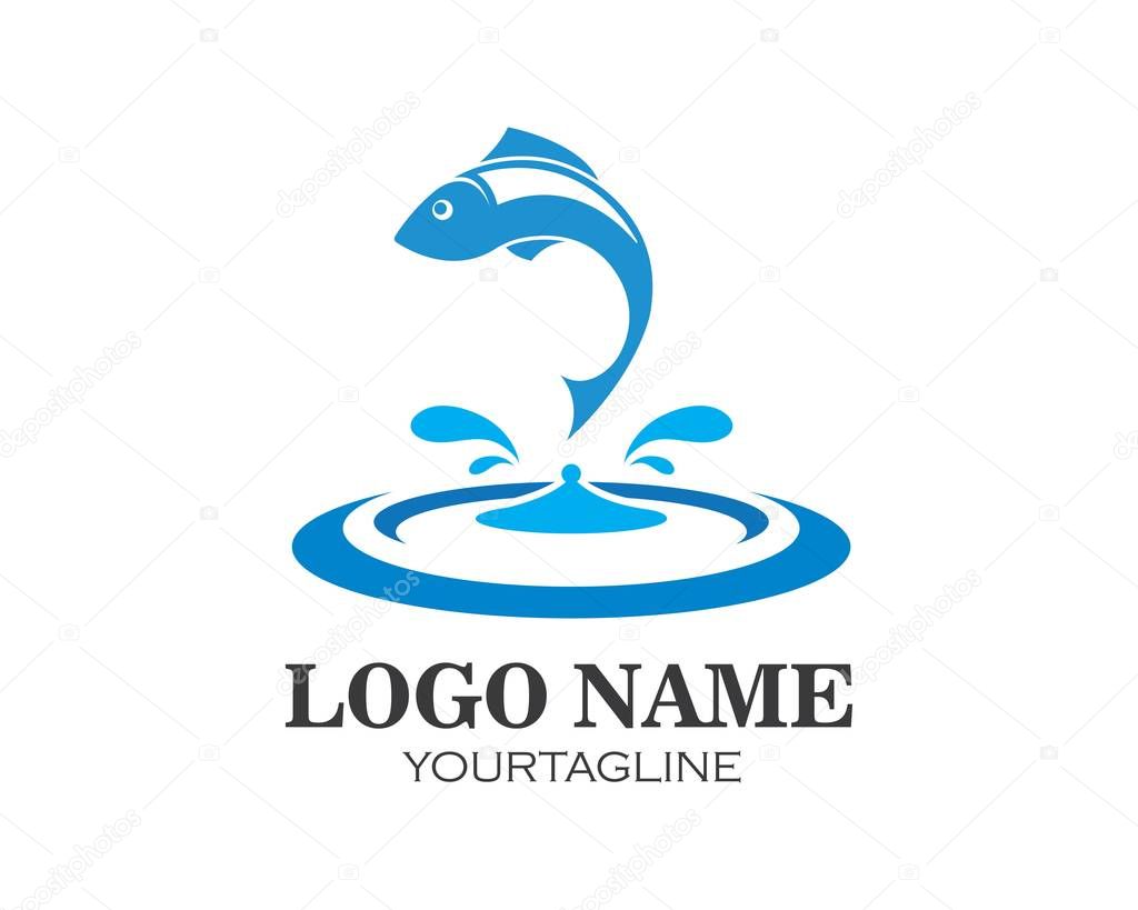 Download Fish Logo Template Creative Vector Symbol Of Fishing Club Premium Vector In Adobe Illustrator Ai Ai Format Encapsulated Postscript Eps Eps Format
