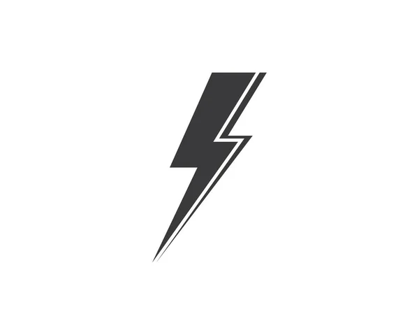 Blitzleistung der Energie und elektrische Illustration — Stockvektor