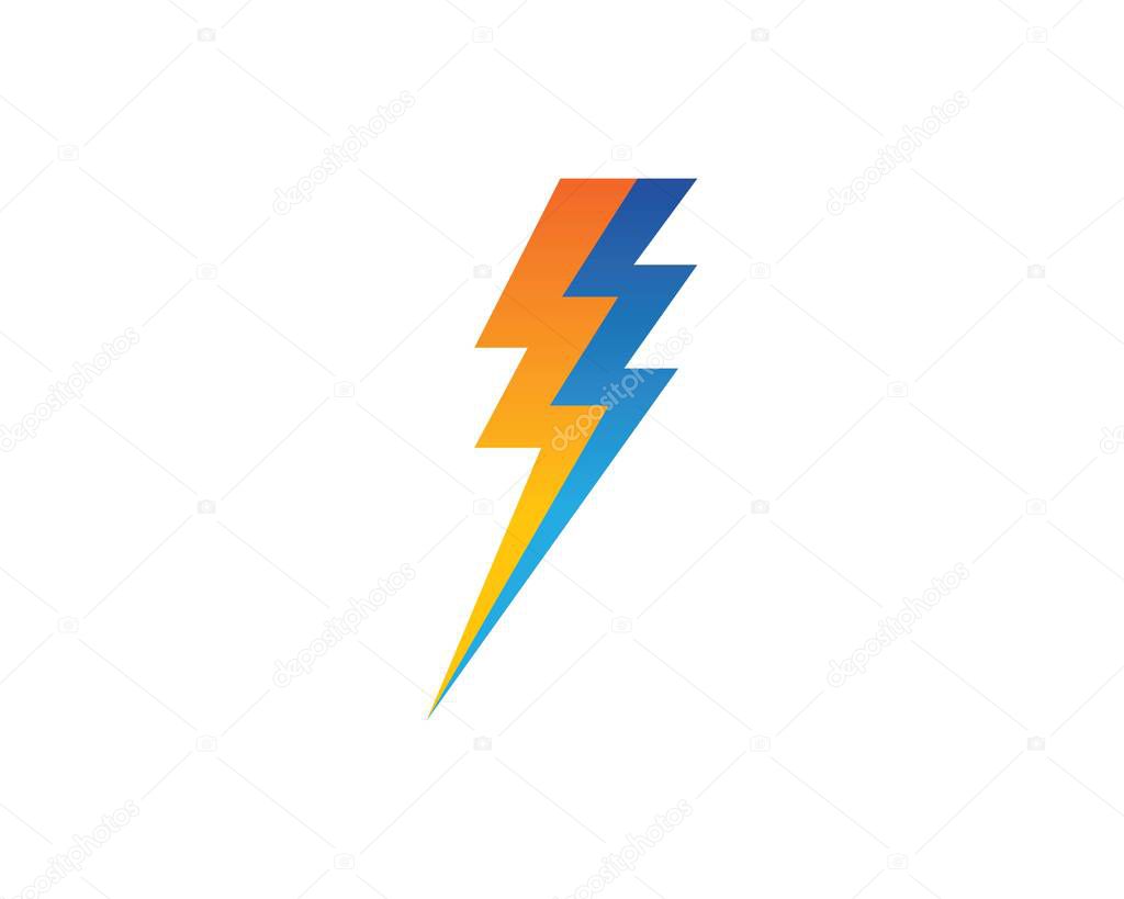 Flash power of energy and electric illustration design