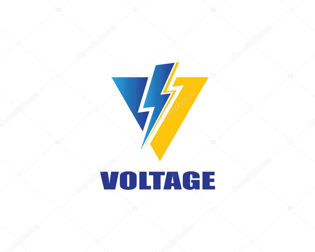 Flash power of energy and electric illustration design