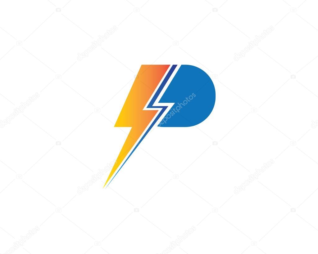 flash power of energy and electric illustration