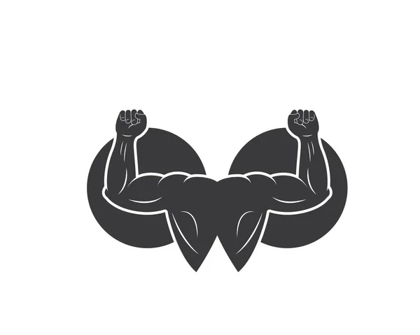 Fitness, Fitness Illustration Vorlagenvektor — Stockvektor