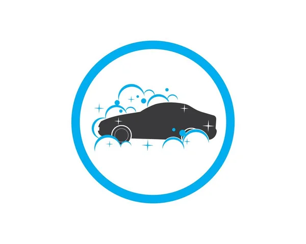 Car Wash Vector Illustration Konzept für Bussines — Stockvektor