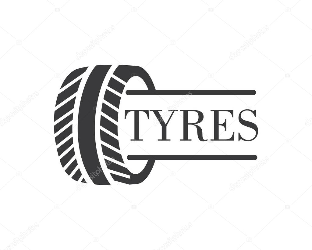 tires illustration template