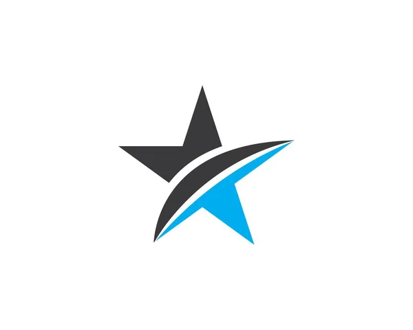 Зоряний логотип Шаблон Векторні ілюстрації — стоковий вектор