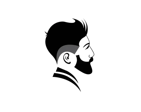 Vintage barber shop logo vecteur — Image vectorielle