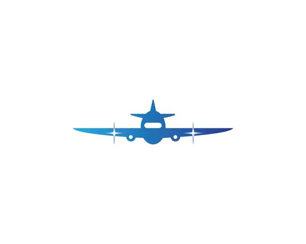 Flugzeug Logo Vektor Symbol — Stockvektor
