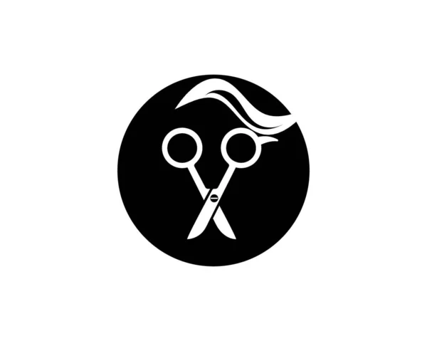 Logo de salon de coiffure vintage — Image vectorielle