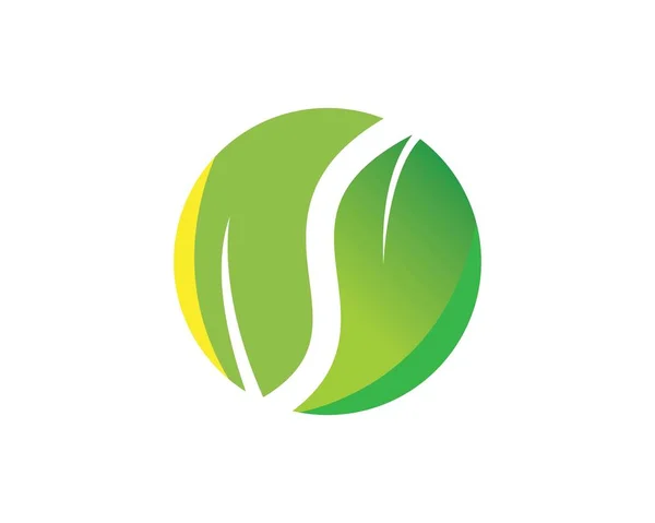 Logotipo da folha da árvore de Eco —  Vetores de Stock
