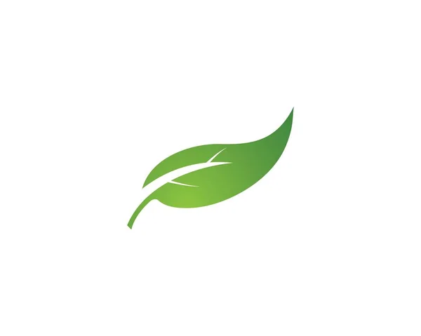 Logo's van groene blad ecologie natuur — Stockvector