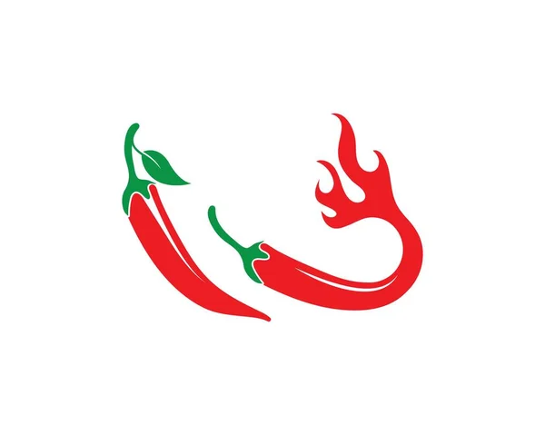 Design de modelo de vetor logotipo Chili —  Vetores de Stock