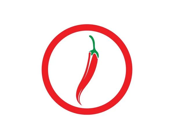 Design de modelo de vetor logotipo Chili — Vetor de Stock