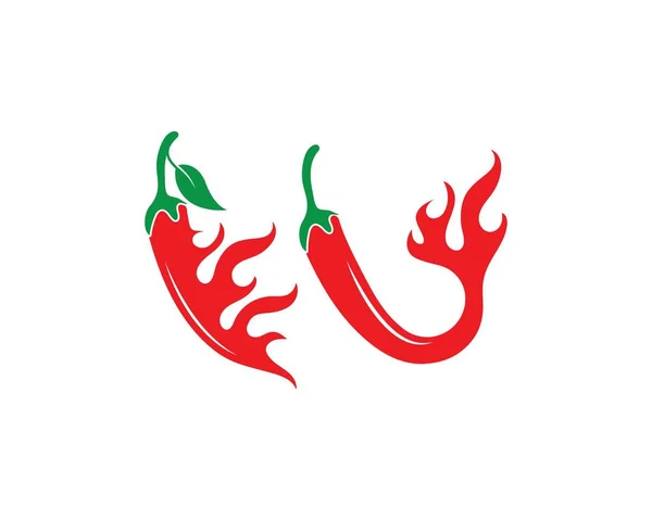 Design de modelo de vetor logotipo Chili —  Vetores de Stock
