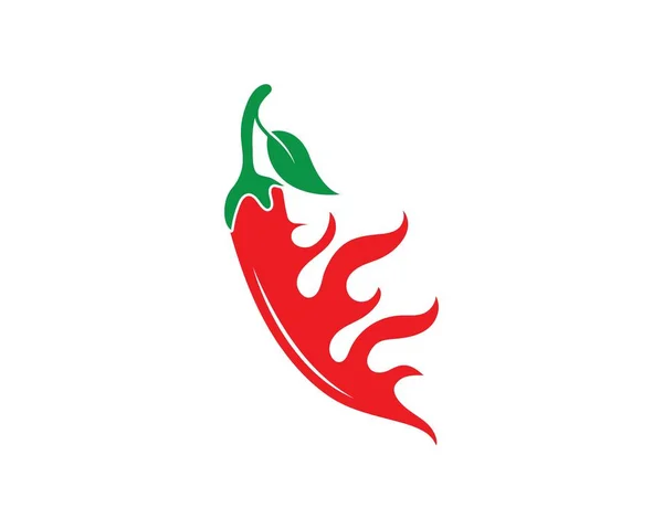 Chili logo vektör şablonu tasarımı — Stok Vektör