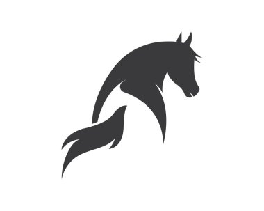 At Logo Şablonu Vektör illüstrasyonu 