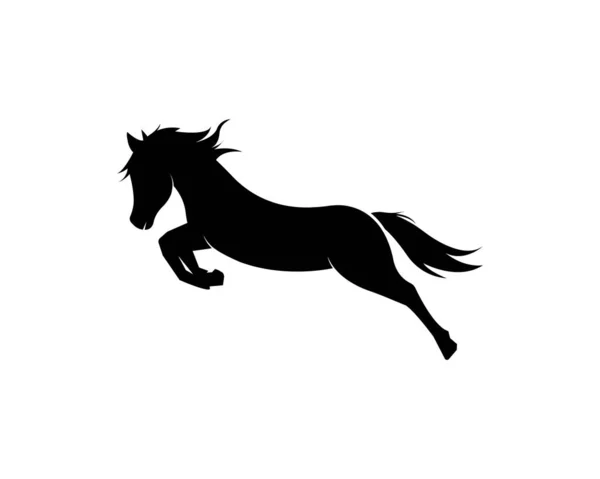 Häst logotyp mall vektor illustration — Stock vektor