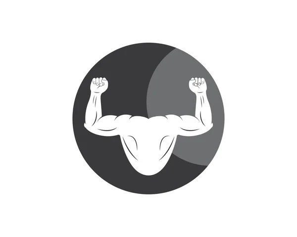 Gimnasio, fitness ilustración plantilla vector — Vector de stock