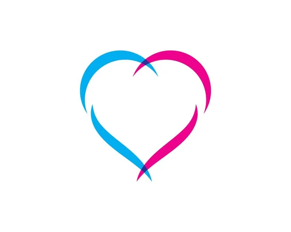 Design vektorové ikony loga Love — Stockový vektor