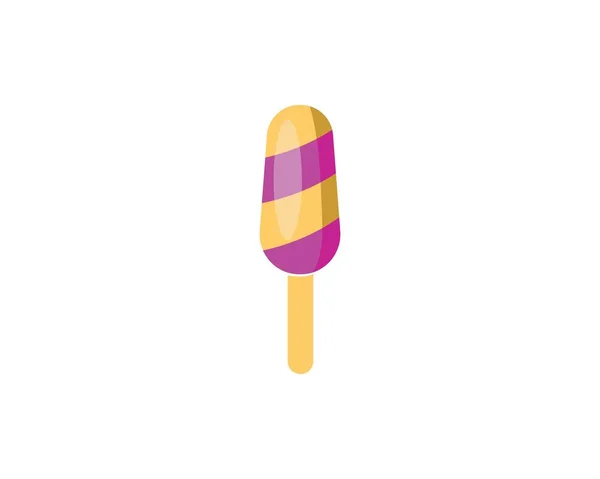 Logo del helado plantilla vecctor — Vector de stock