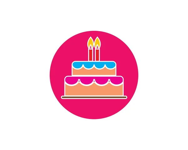 Cake logo vector ilustration