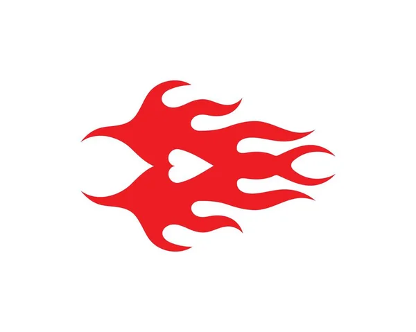 Oheň plamen Logo šablona vektorové ikony ropy, plynu a energetických logo — Stockový vektor